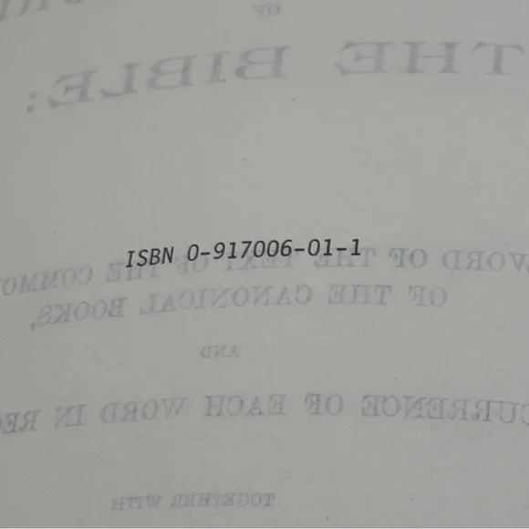 VERY RARE - Strong's Exhaustive Concordance of the Bible MacDonald - Picture 3 of 11